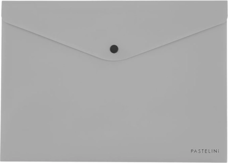 Porte-documents à pression gris pour format A5