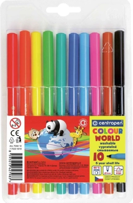 Ensemble de marqueurs Centropen 10 couleurs