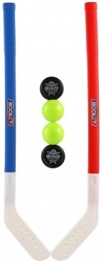 Crosse de hockey en plastique pour enfants avec palet et balle