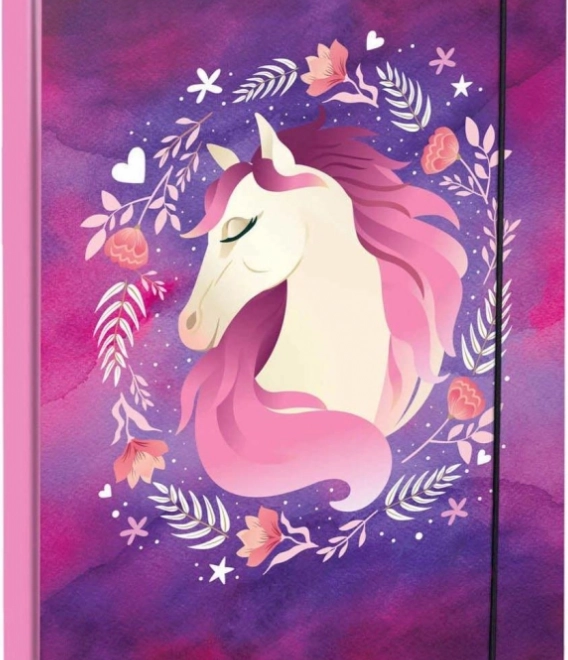 Baagl Chemises pour cahiers avec motif de cheval A4