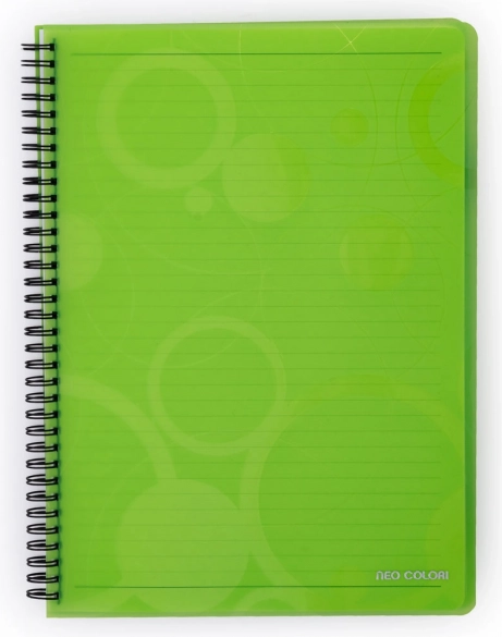 Bloc à anneaux A5 Neo Colori vert