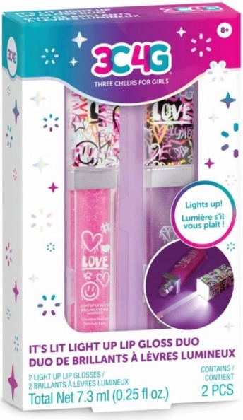 Coffret de gloss à lèvres lumineux pour enfants