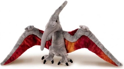 Ptéranodon en peluche gris 65 × 28 cm pour bébés