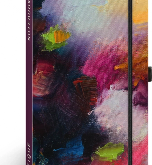 Carnet Notique avec peinture rose