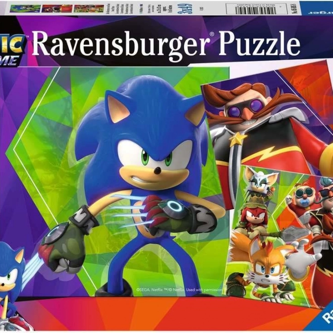 Puzzle Sonic Prime 3x49 pièces