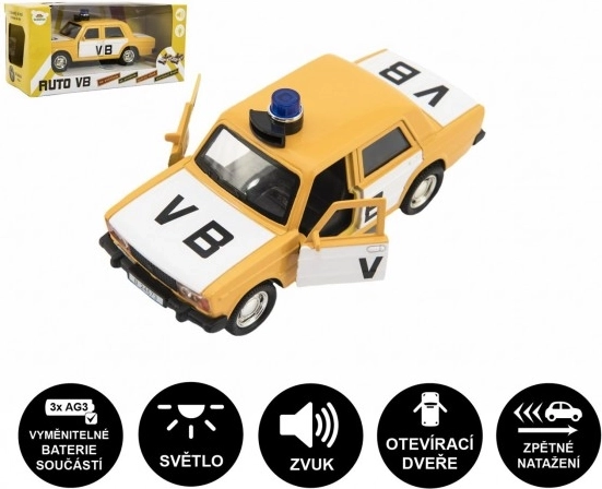 Voiture de police VB avec lumière et son