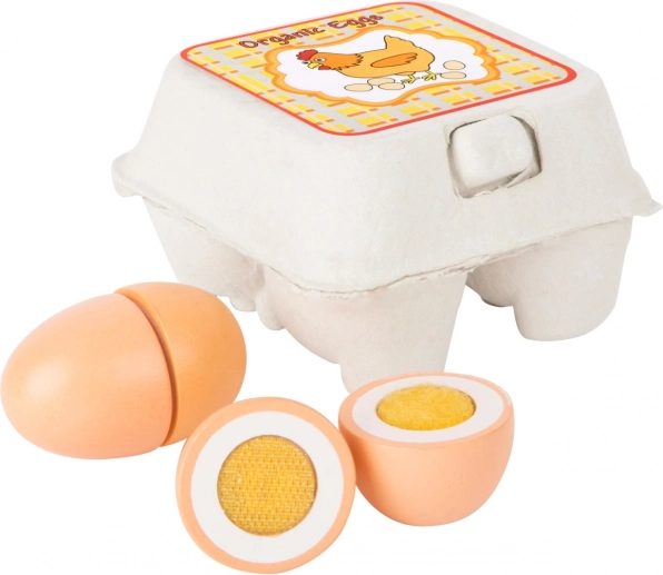 Petite cagette d'œufs en bois Small Foot pour enfants