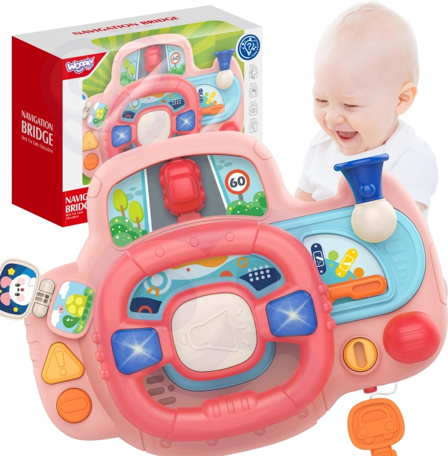 Volant Interactif WOOPIE pour enfants avec lumières et sons