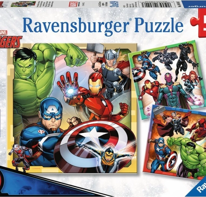 Puzzle Ravensburger Marvel Avengers 3x49 pcs