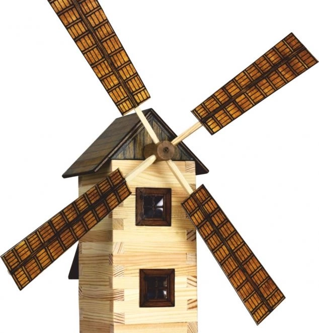 Maquette en bois à assembler Walachia moulin à vent 1:32