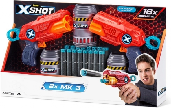 Lanceur X-Shot Excel MK 3 double pack