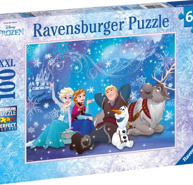 Puzzle Ravensburger Le Royaume de Glace - Magie Glacée 100 pièces