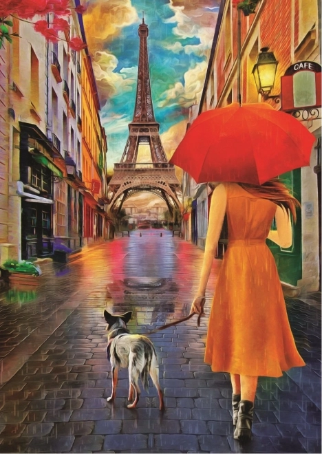 Puzzle Amitié sous la pluie - 500 pièces
