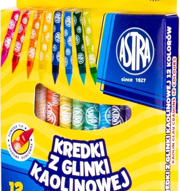 ASTRA Crayons en kaolin 12 pcs