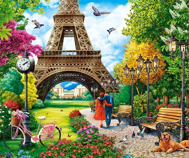 Puzzle 1000 pièces Printemps à Paris