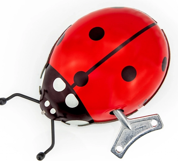 Coccinelle mécanique à clé