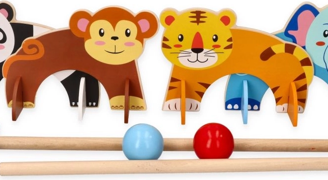 Croquet pour enfants avec thème animalier
