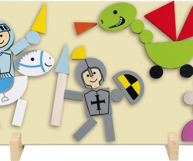 Detoa puzzle magnétiques chevaliers