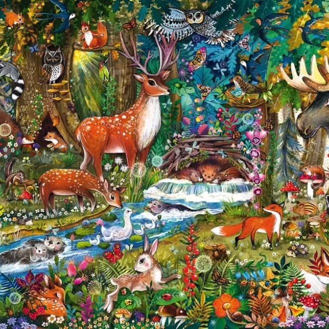 Puzzle Animaux de la Forêt 150 pièces