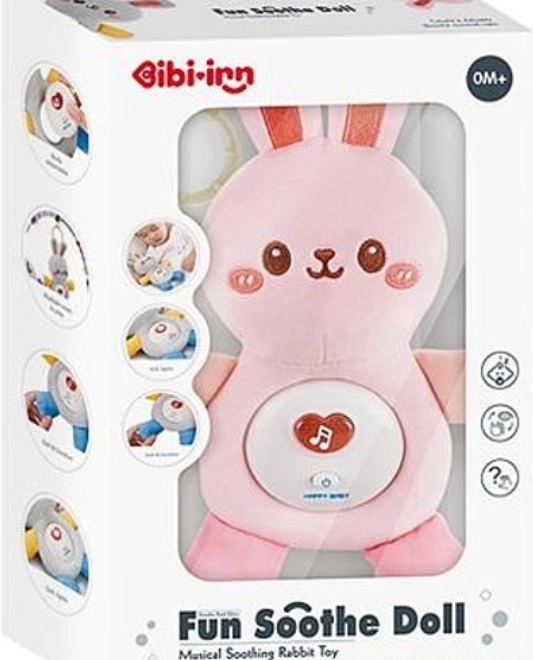 Chipolino peluche doudou Lapin Rose