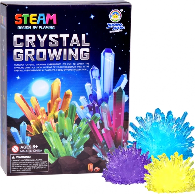 Kit expérimental de culture de cristaux pour enfants 8+