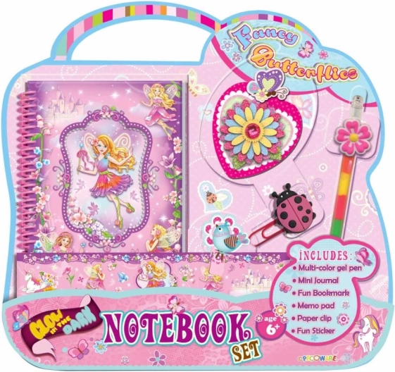 Ensemble de journaux avec décorations – fée
