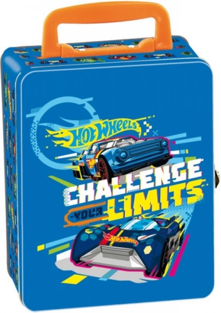 Mallette métallique pour petites voitures HOT WHEELS pour 18 véhicules
