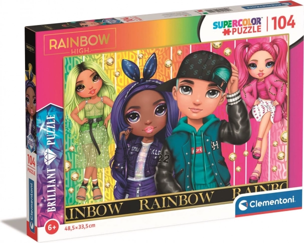 Puzzle Clementoni Duhove High : Jade, Krystal, River et Stella 104 pièces