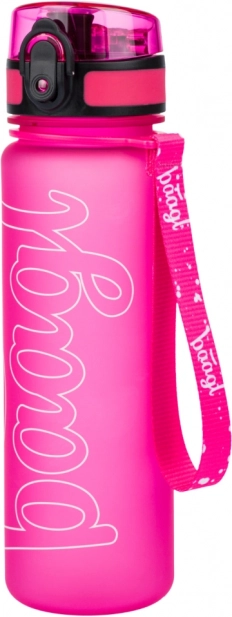 Bouteille d’eau en tritan BAAGL Logo rose 500 ml