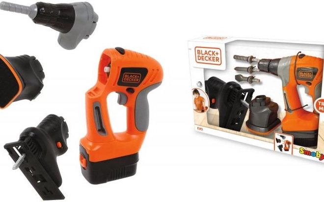 b&d set d’outils 3 en 1 – outils électriques pour enfants