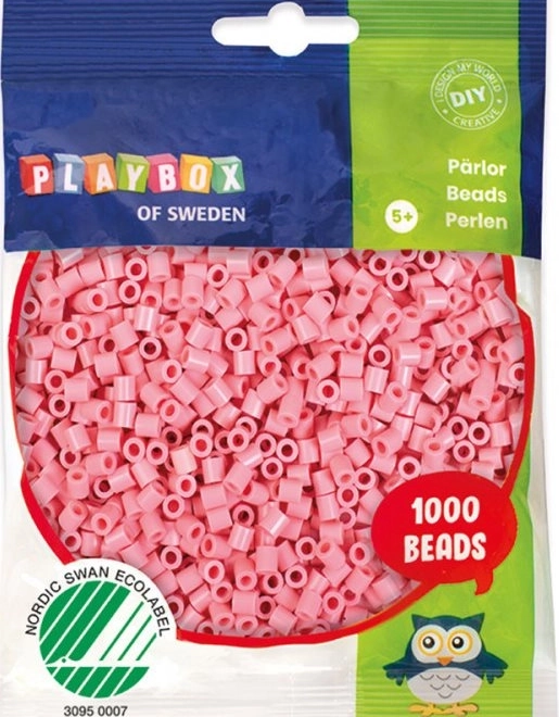 PLAYBOX Perles à repasser rose pastel