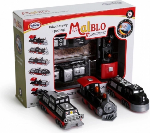 Trains et locomotives magnétiques MalBlo