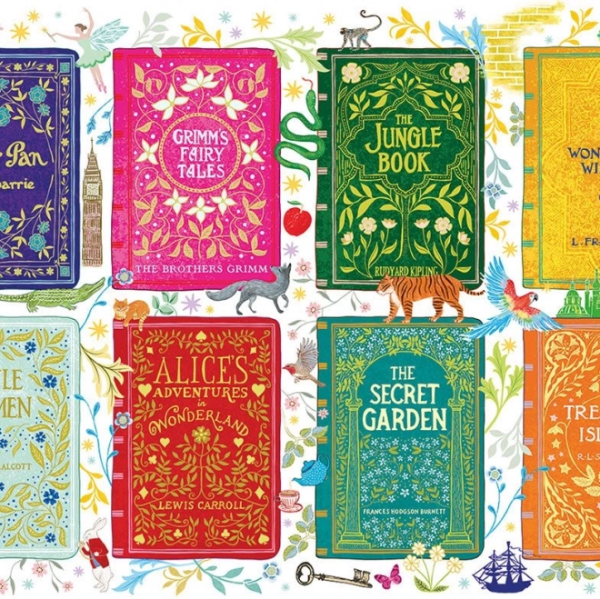 Puzzle Couvertures de Livres Classiques - 1000 pièces