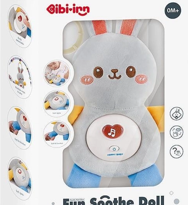 Doudou Lapin Gris