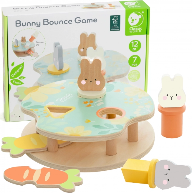 Jeu en bois Lapins Sautillants 12m+