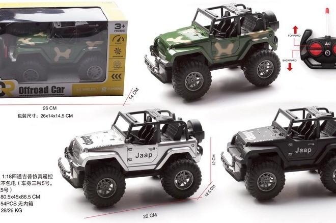 Voiture RC tout-terrain télécommandée 22 cm