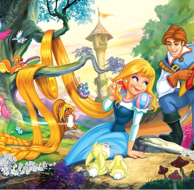Puzzle Eurographics Princesse avec de magnifiques cheveux 100 pièces