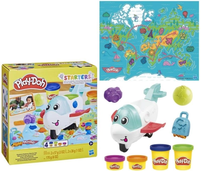 Play-Doh Ensemble de démarrage Avion d'exploration
