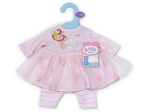 Tenue rose pour poupées Baby Born de 36 cm