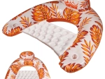 Fauteuil aquatique gonflable en orange