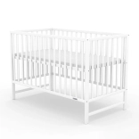 Lit bébé New Baby Basic avec côté coulissant – blanc