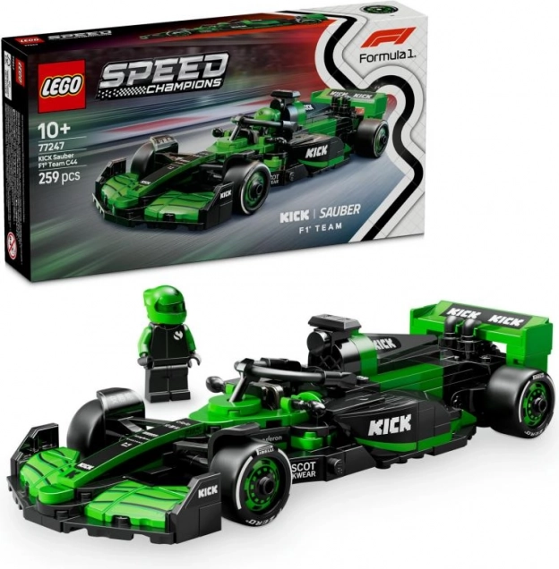 Voiture de course LEGO Speed Champions KICK Sauber F1 Team C44