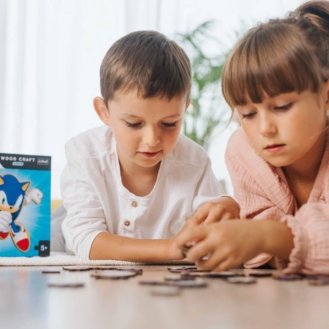 Puzzle en bois Sonic 50 pièces