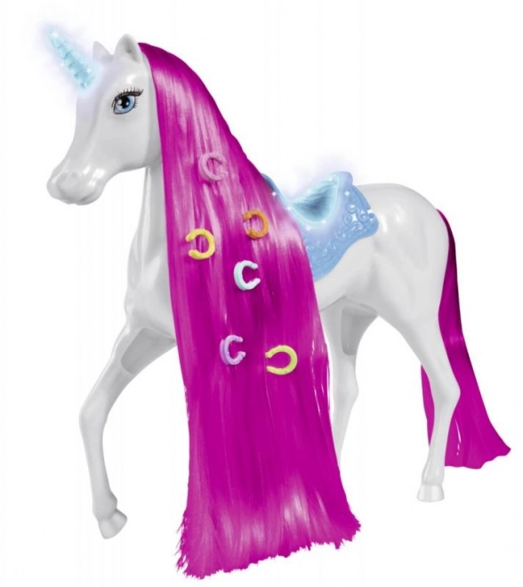 Licorne lumineuse pour poupée Steffi