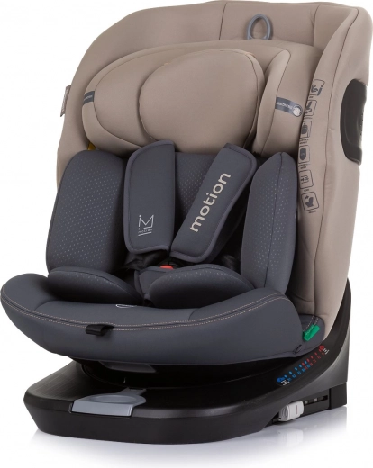 siège auto i-Size 40–150 cm avec Isofix et rotation à 360°, Macadamia