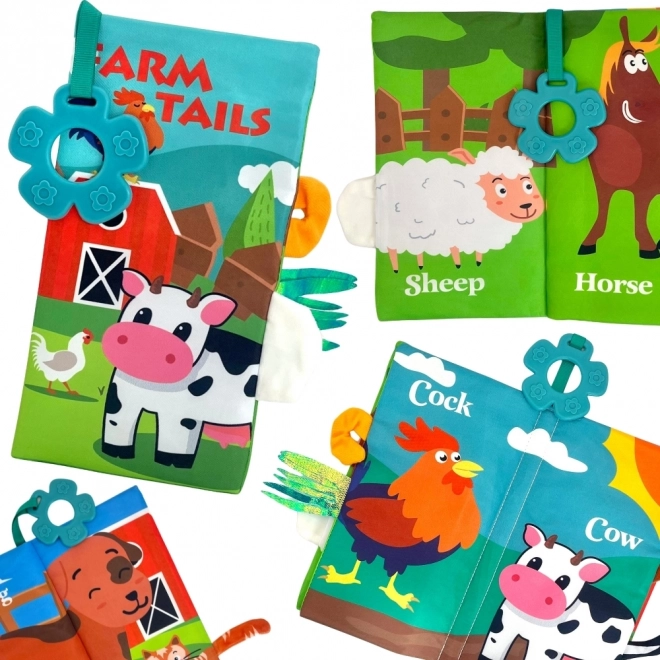 Livre de queues d'animaux en tissu WOOPIE