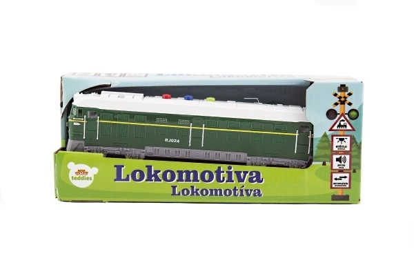 Locomotive en plastique avec effets lumineux et sonores