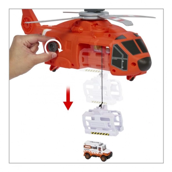 Hélicoptère de sauvetage Matchbox Action Drivers