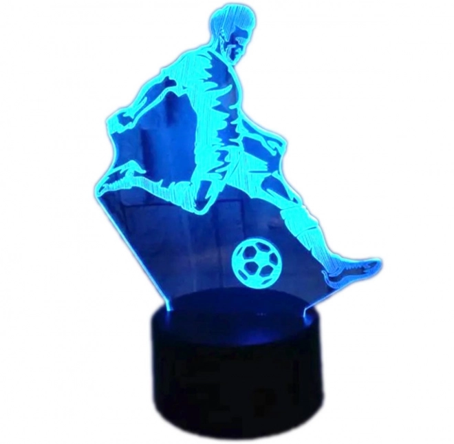 Zd98k 3d vedl joueur de foot veilleuse