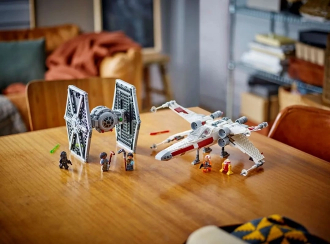 LEGO Star Wars 75393 Intercepteur TIE et X-wing - ensemble combiné